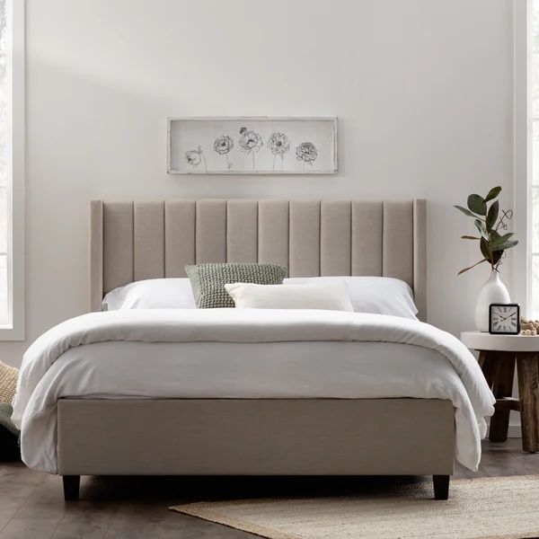 Flemings Upholstered Low Profile Platform Bed | Wayfair North America