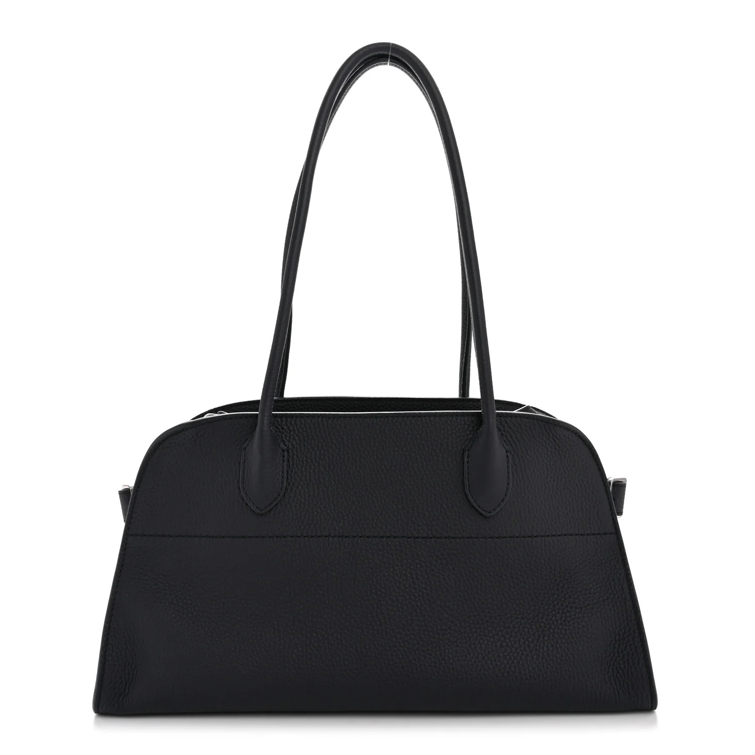 Matte Grained Calfskin Margaux Shoulder 12 Marine | FASHIONPHILE (US)