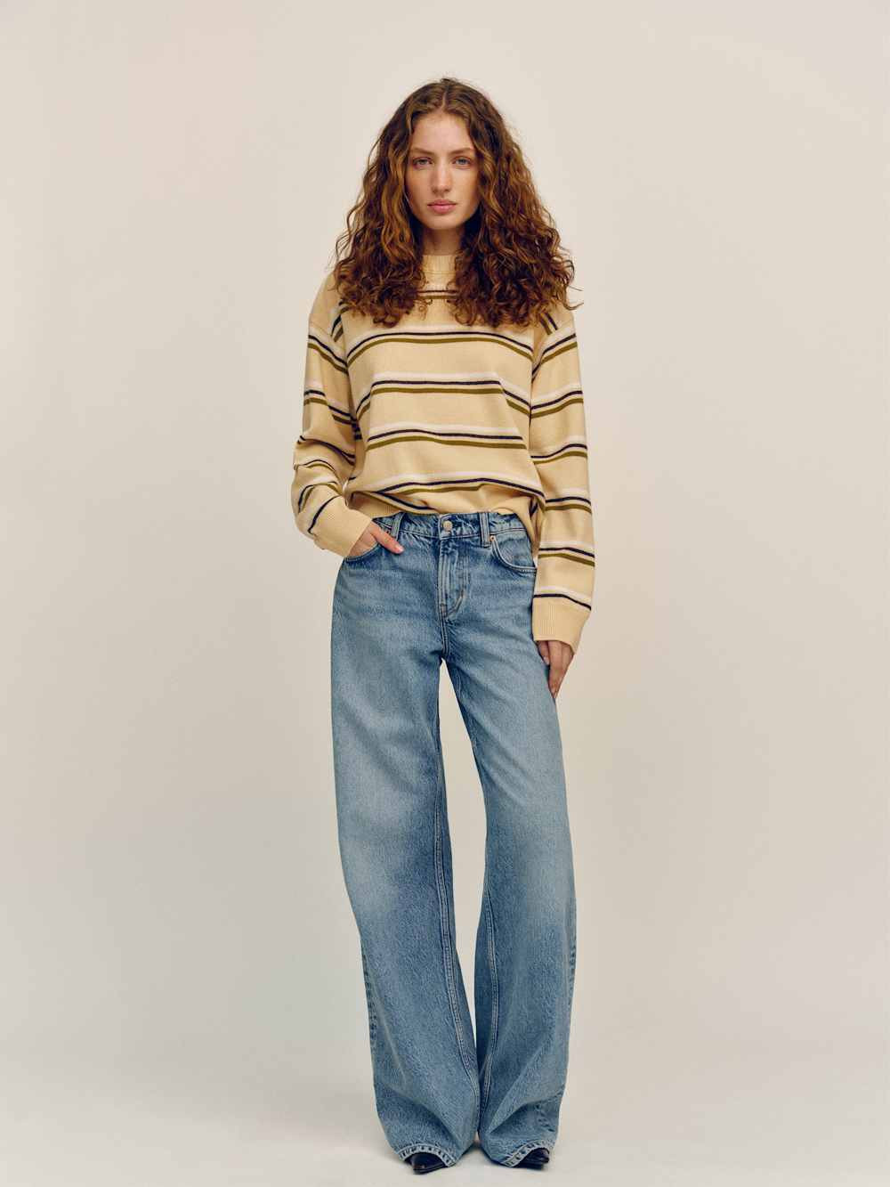 Fabian Crew Sweater | Reformation (Global)