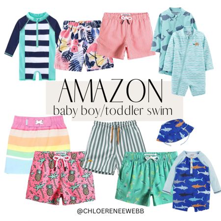 Amazon toddler and baby boy swim trunks and rash guards! Lots of super cute ones all from Amazon!

vacation, baby outfit, baby swim, baby swim trunks, toddler boy swim trunks, toddler boy swimsuit, amazon swim, amazon finds, amazon swim trunks, amazon baby

#LTKkids #LTKswim #LTKbaby