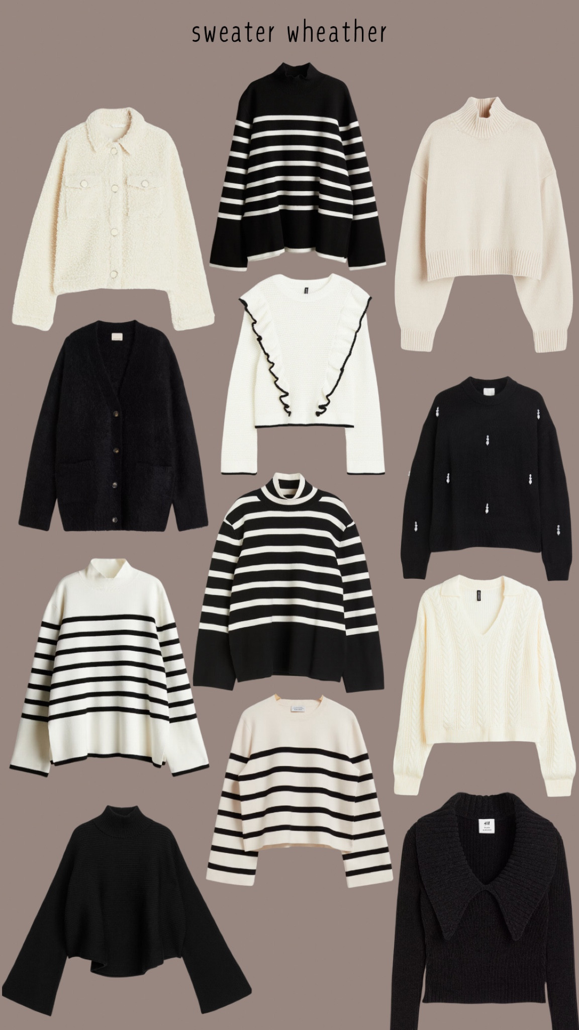 Sweater whether - save up to 50% off with H&Ms members only sale 

#LTKuk #LTKautumn #LTKeurope