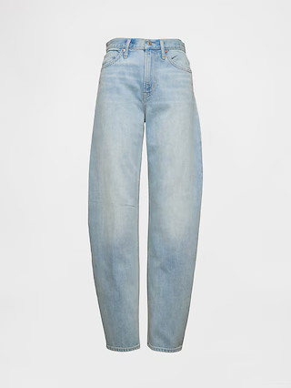 High Rise Barrel Jeans | Gap (US)
