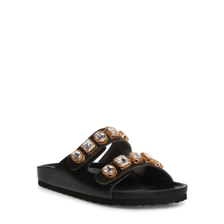 Madden Girl Women's Baby Gem Detail Footbed Sandal | Walmart (US)