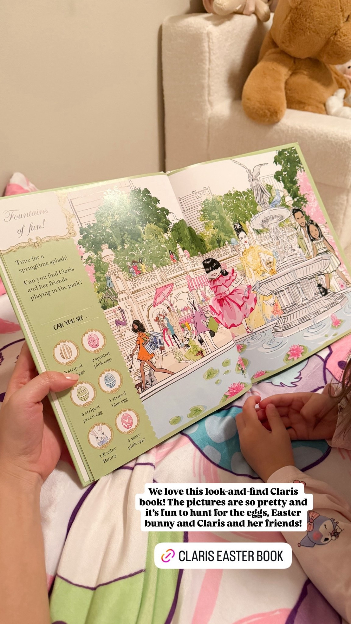CLARIS EASTER BOOK! We love this look-and-find Claris book! The pictures are so pretty and it's fun to hunt for the eggs, Easter bunny and Claris and her friends!


#LTKstorytime #LTKSeasonal #LTKKids