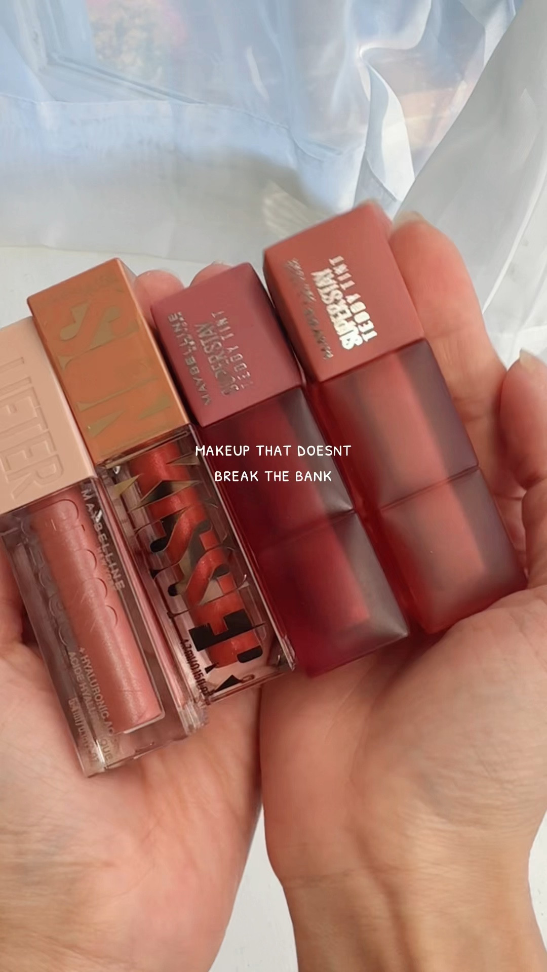 maybelline superstay teddy tint
new maybelline teddy tint
kneehigh
skinnydip
teddy tint swatches
new drugstore makeup
lifter gloss moon 
maybelline sunkisser blush
maybelline liquid blush
city sizzle swatch
ulta makeup
affordable makeup
velvet tint
long lasting matte lip
swatches on light medium skin tone

#LTKBeauty #LTKFindsUnder50 #LTKGiftGuide