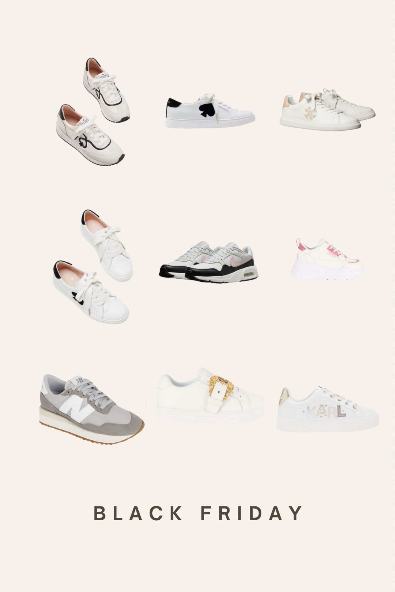 Sneakers on sale , Tory Burch , Kate Spades, New Balance, Karl F. Black Friday deals 

#LTKCyberWeek #LTKHoliday #LTKActive