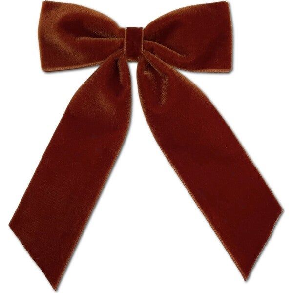 Big Velvet Bow, Rust | Maisonette