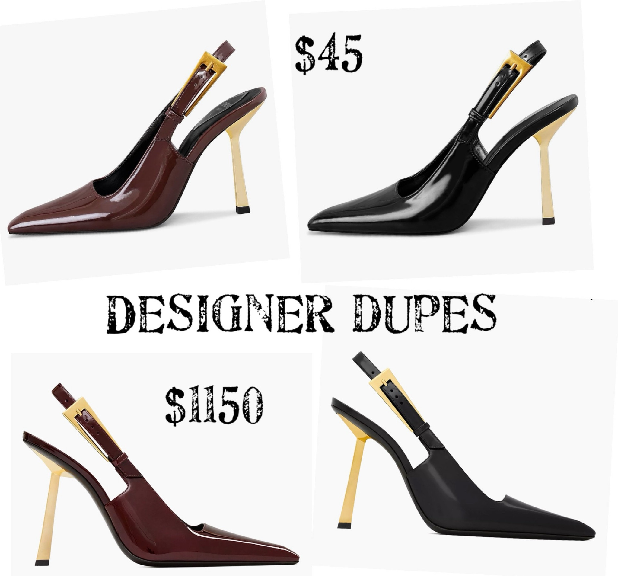 Designer dupe shoes 

#LTKShoeCrush #LTKWorkwear #LTKFindsUnder50