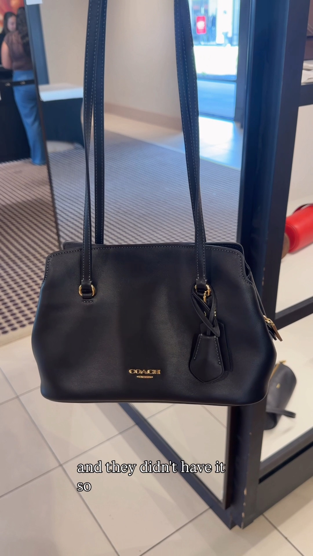 I finally got to see the Coach Elise in person, & here’s how she looks! Comment SHOP & I’ll dm you the link ♥️

I don’t know how to describe this bag but there is something so unique but still vintage and timeless about her. Especially jn black she looks so much more expensive than she is. What do you think of the new girl in town?!

Coach outlet bags coach bag coach Elise