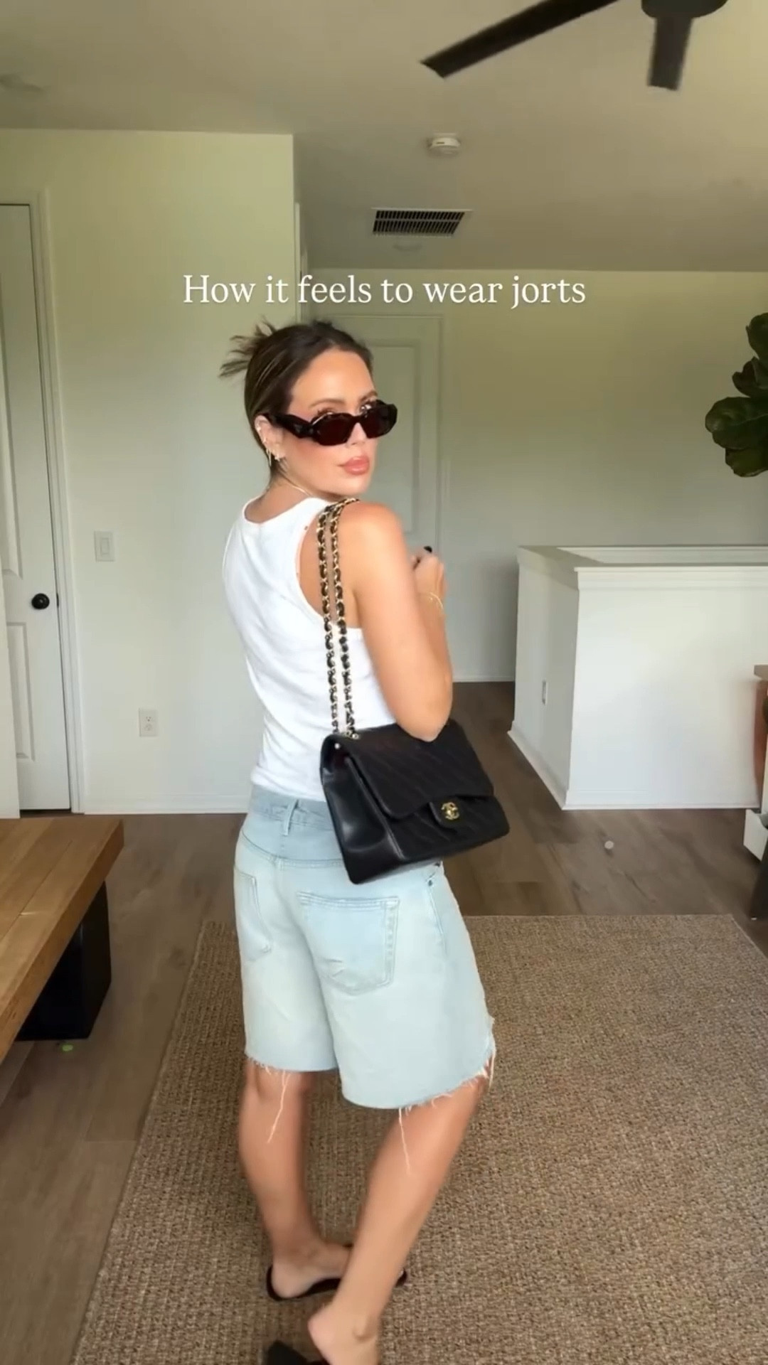 The jorts trend is for me and idk about yall but I feel like I just watched blue crush for the first time wearing them. Wearing a 4 in the Zara shorts! 

#LTKStyleTip #LTKFindsUnder100 #LTKBeauty