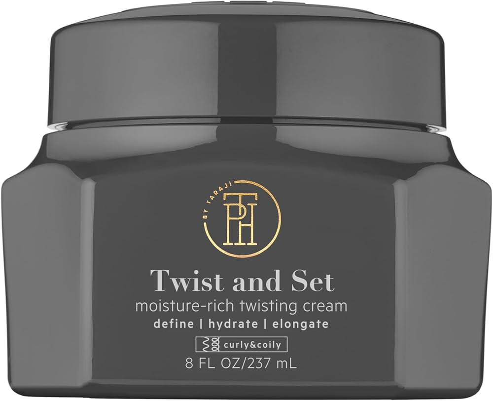 TPH BY TARAJI Twist and Set Twisting Creme & Defining Curl Cream for Curly & Coily Hair with Shea... | Amazon (US)