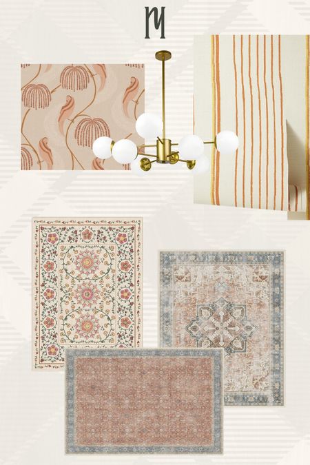 Wallpaper and rug combos, perfect for Spring!

#LTKhome #LTKstyletip