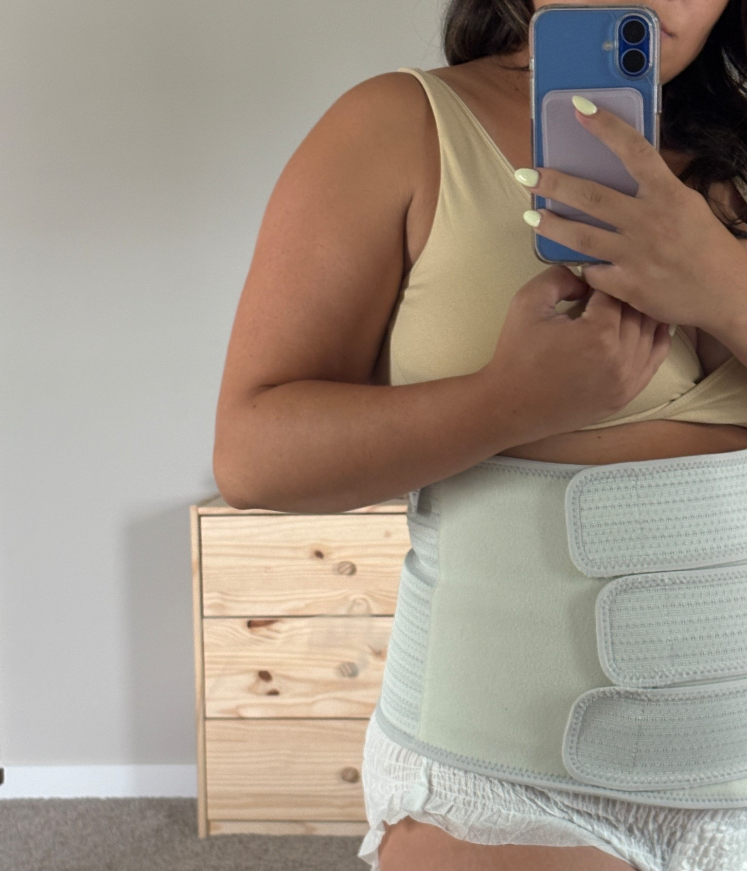 my postpartum uniform — the BEST nursing bras, my frida belly band and rael diapers 🌸✨🕊️💅🏽

#LTKBump #LTKBeauty #LTKBaby