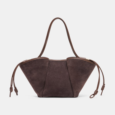 Maro Tote in Chocolate Suede By Dolce Vita | DolceVita.com