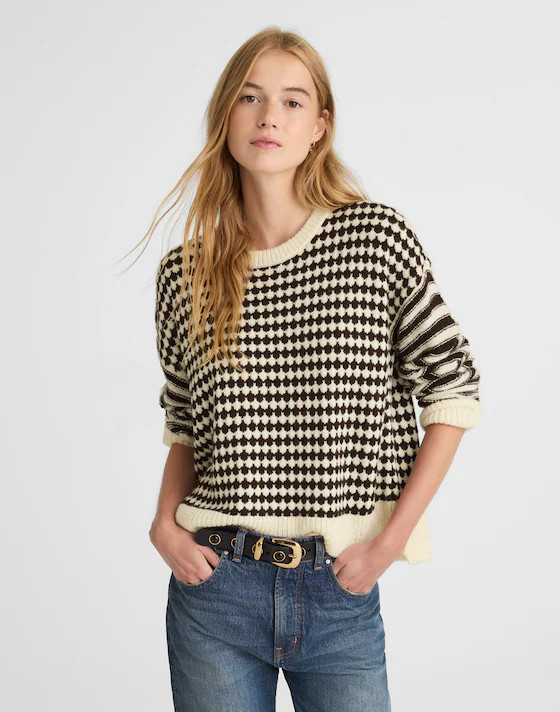 Mixed Stripe Pullover Sweater | Madewell