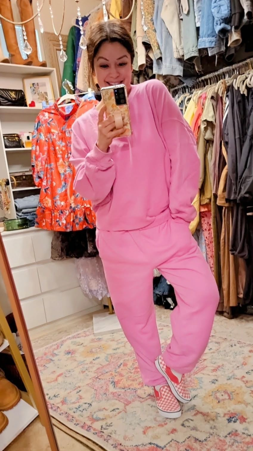 Wearing a medium in the matching set. 
#LTKBump

#LTKTravel #LTKSaleAlert #LTKStyleTip