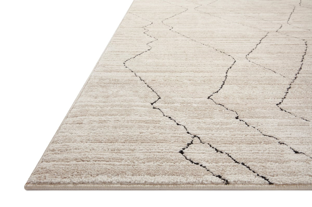 Darby DAR-03 Sand/Charcoal Area Rug | Rugs Direct