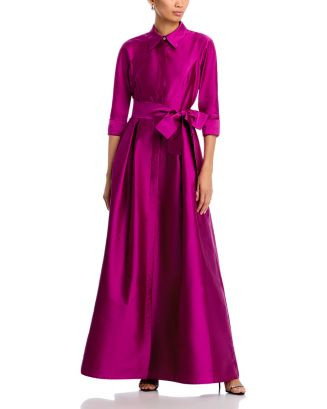 Teri Jon by Rickie Freeman Shirt Dress Gown | Bloomingdale's Women Dresses Evening & Formal Gowns | Bloomingdale's (AU)