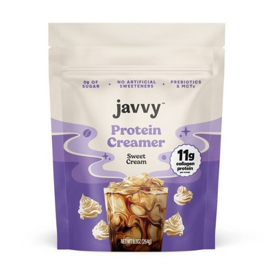 Javvy Sweet Cream Collagen Coffee Creamer - 9.3oz | Target