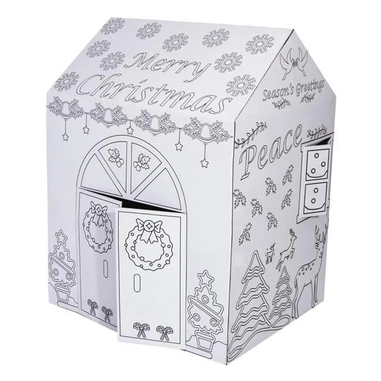 ColorJo GT0561A Joy to the World Color your Own Playhouse - Walmart.com | Walmart (US)