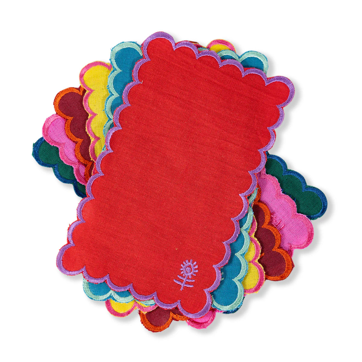 Furbish Studio - Icon Linen Cocktail Napkins S/6 - Rainbow | Furbish Studio