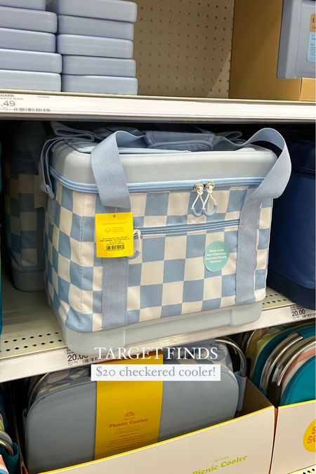 $20 checkered cooler for summer! 