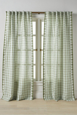 Gingham Curtain | Anthropologie (US)
