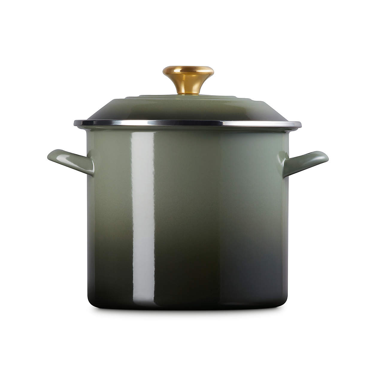 Le Creuset 8-Qt. Thyme Enameled Stockpot + Reviews | Crate & Barrel | Crate & Barrel