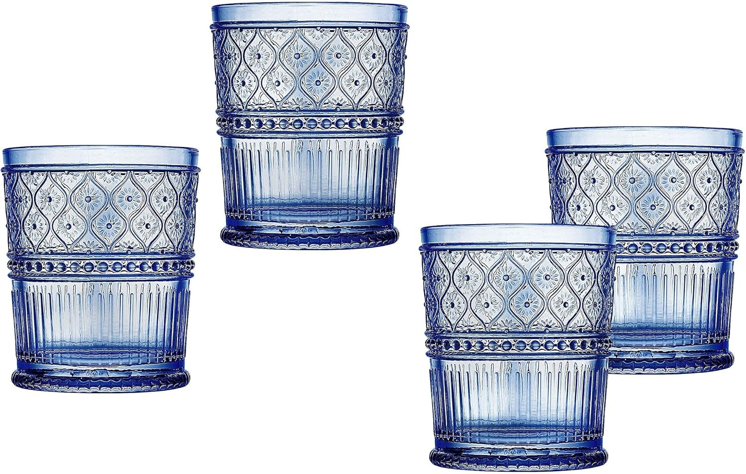 Godinger Old Fashioned Whiskey Glasses, Drinking Glasses, Vintage Decor, Glass Cups, Water Glasse... | Amazon (US)