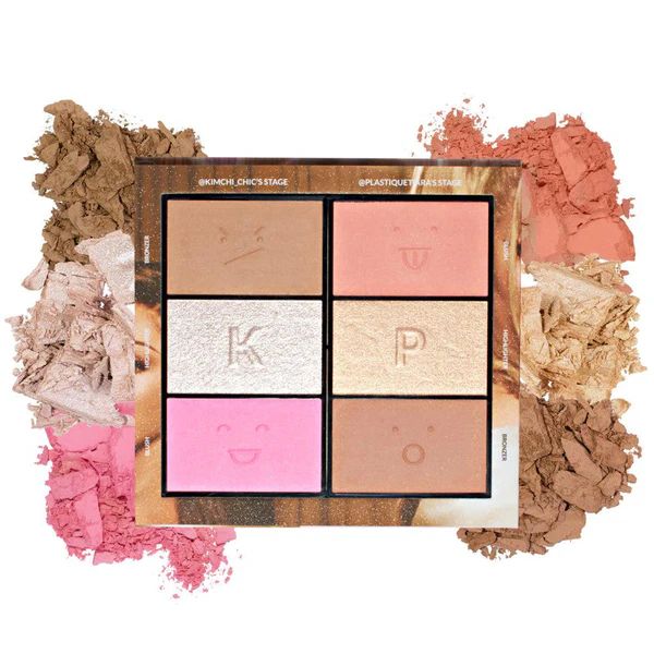 KimChi Chic Beauty Nude Sensation: Life in Plastique Blush, Bronzer & Highlighter Palette | Camera Ready Cosmetics