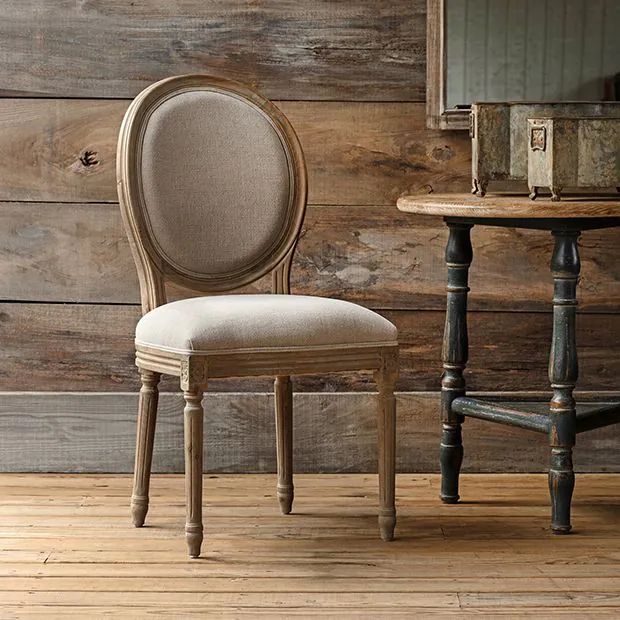 French Country Classic Dining Chair Set of 2 | Antique Farm House