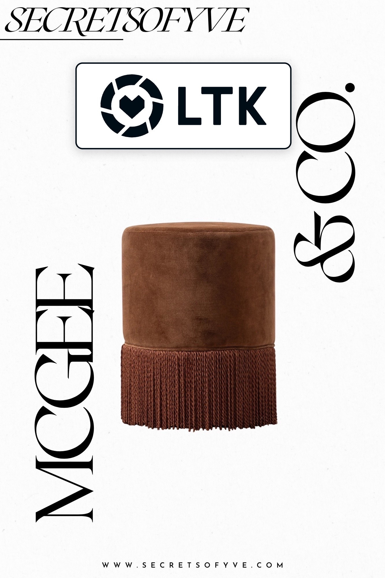 SecretsofYve: This gorgeous velvet fringe stool is on sale for Black Friday. @mcgee&co
#Secretsofyve #ltkgiftguide
Always humbled & thankful to have you here.. New posts daily at 3pm & 4:15pm EST. 
CEO: PATESI Global & PATESIfoundation.org
@secretsofyve : where beautiful meets practical, comfy meets style, affordable meets glam with a splash of splurge every now and then. I do LOVE a good sale and combining codes! #ltkstyletip #ltksalealert #ltku secretsofyve 

#LTKWedding #LTKSeasonal #LTKHome