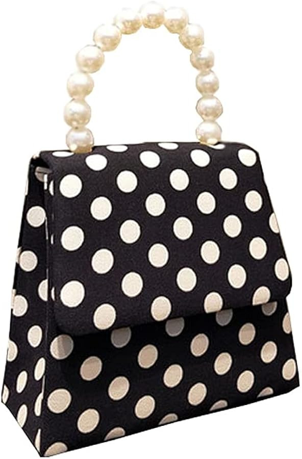 Women Polka Dot Tote Bag Top Handle Bag Shoulder Bag Crossbody Bag | Amazon (US)