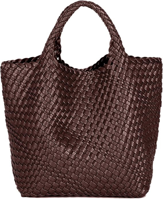 JINMANXUE Fashion Woven Bag Shopper Bag Travel Handbags and Purses Women Tote Bag Large Capacity ... | Amazon (US)