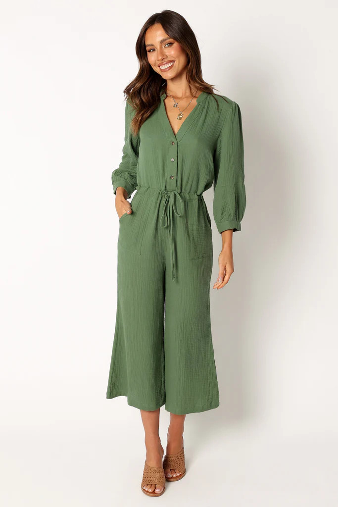 Roberta Jumpsuit - Green | Petal & Pup (US)