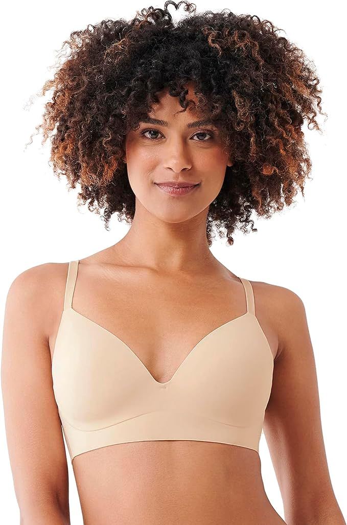 to The T-Shirt Wireless Lightly Lined Demi Bra for Women, Seamless Silky Comfort Grip Band | Amazon (US)
