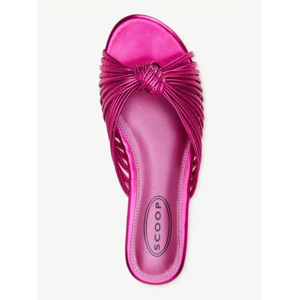 Scoop Women's Strappy Knot Slide Sandals | Walmart (US)