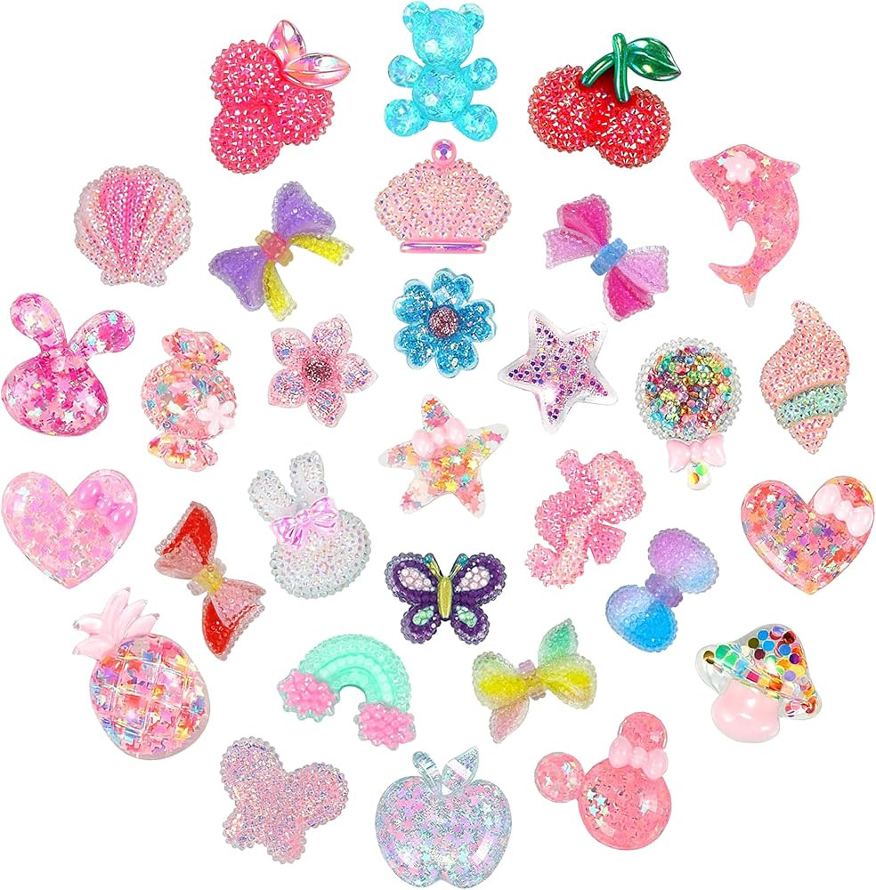 dntt Cute bling Shoe Charms for Girls Cute Shoe Charms for Adults Teens Kids Kawaii Shoe Decorati... | Amazon (US)