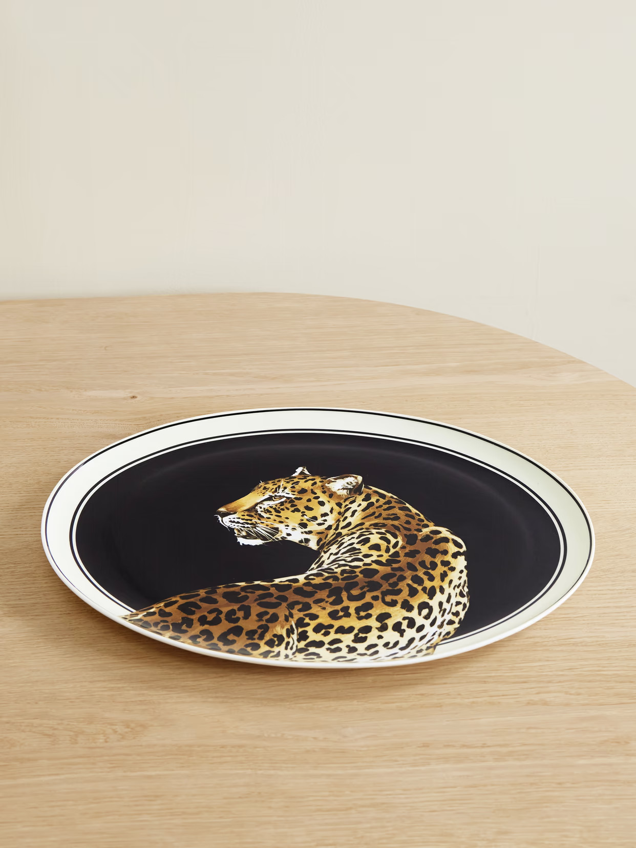 Dolce & Gabbana - Printed Porcelain Platter - Animal print | NET-A-PORTER (US)