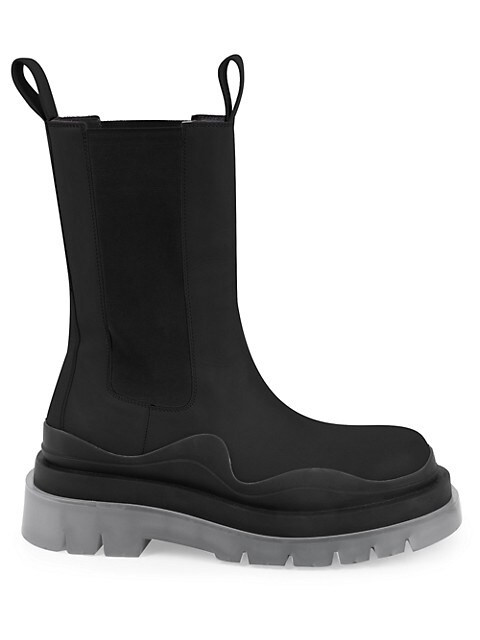 Tire Leather Chelsea Boots | Saks Fifth Avenue