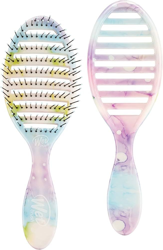 Speed Dry Hair Brush - Color Wash, Splatter - Vented Design and Ultra Soft HeatFlex Bristles Are ... | Amazon (US)