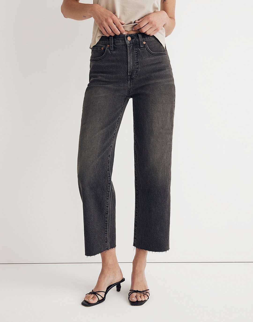 The Perfect Vintage Wide-Leg Crop Jean in Cresslow Wash | Madewell