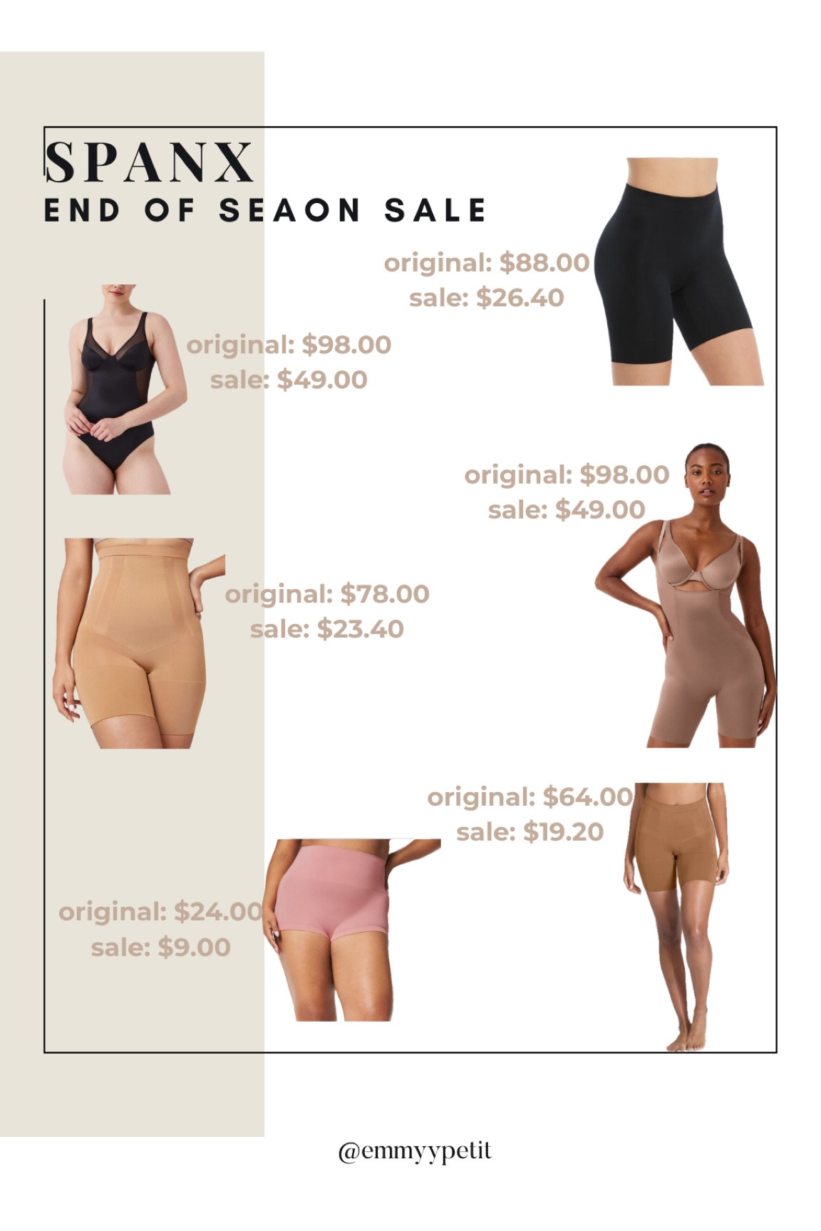 Spanx is having an end of season sale on everything, including these amazing shape wears! Shop now, they are selling quickly !

#LTKMidsize #LTKPlusSize #LTKSaleAlert