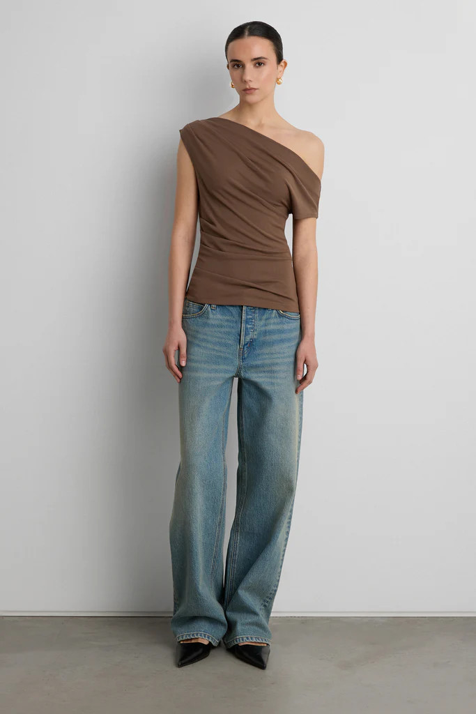 FITTED OFF THE SHOULDER TOP | OAK + FORT