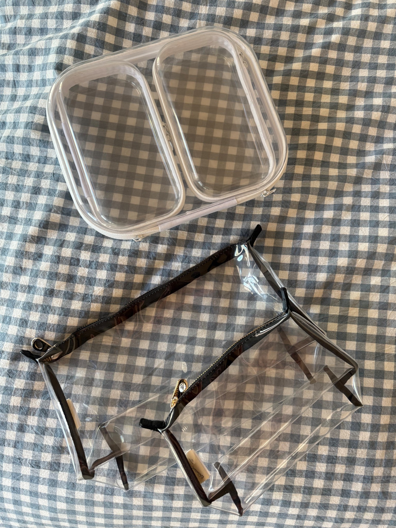 Clear travel bags!!! 

#LTKTravel #LTKTravel #LTKSaleAlert