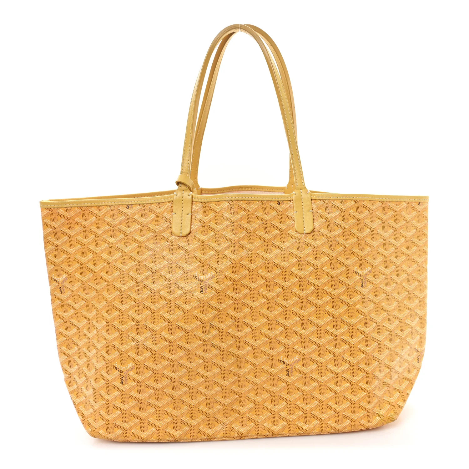 Goyard Goyardine Saint Louis PM Yellow 1840046 | FASHIONPHILE (US)