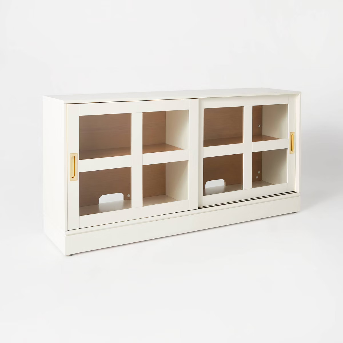 Promontory Sliding Glass TV Stand - Threshold™ designed with Studio McGee | Target