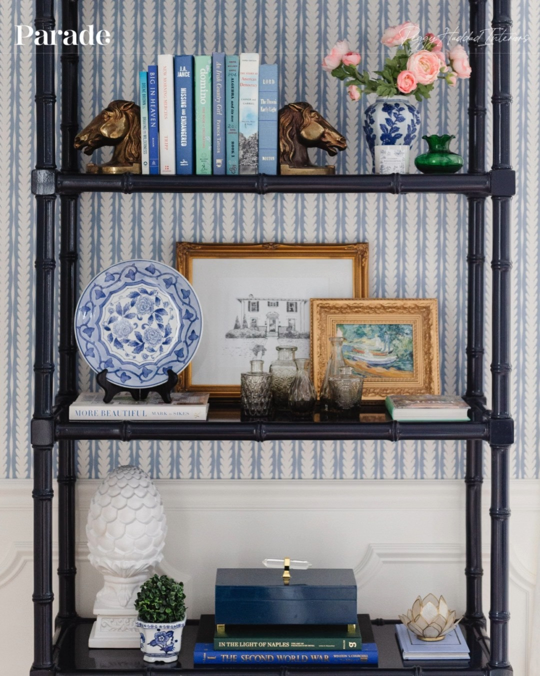 Shelf Styling Tip 🪴✨

Featured in Parade Homes & Gardens! These vintage-inspired Amazon bud vases are one of my favorite affordable styling finds. Group them in threes or fives, spread them across shelves, and try placing a few on top of books for extra height and dimension. Simple, cohesive, and so chic. Shop the exact vases and accessories here!

 #ParadeHomesAndGardens #ShelfStyling #AmazonHome #PeggyHaddadInteriors #BudgetDecor
 

 #LTKHome #LTKFindsUnder50 #LTKStyleTip