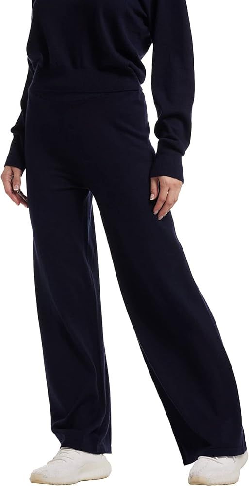 EURKEA Women's Cashmere Blend Trousers, Gifts Ready | Amazon (US)