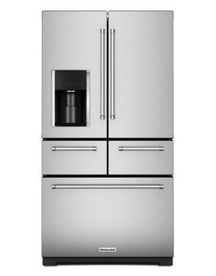 KRMF606ESS 36-Inch Wide 25.8 cu. ft. Multi-Door Refrigerator - Stainless Steel | The Bay